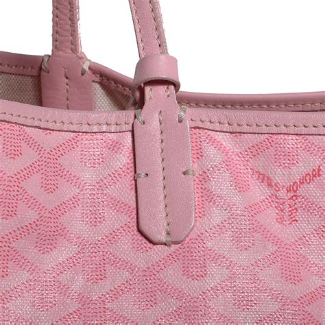 pink goyard saint louis tote|authentic goyard st louis tote.